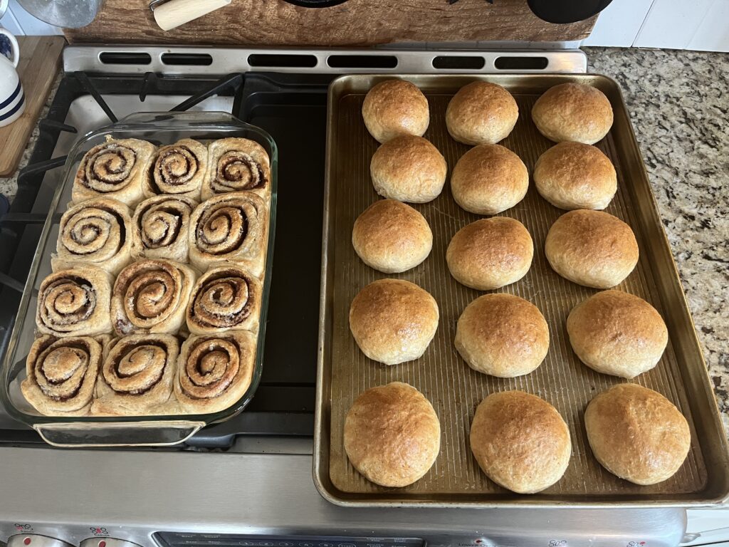 cinnamon rolls and buns