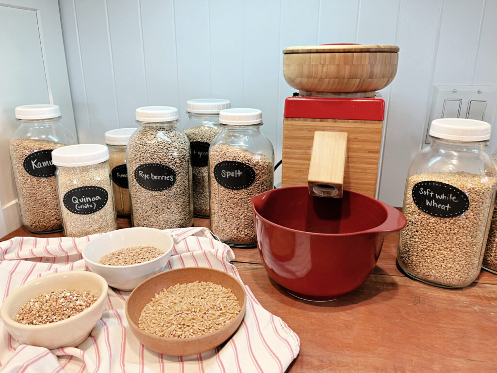 grains and mill